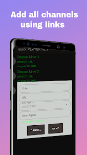 MAX Player - Video URL Player