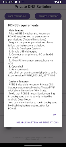 Private DNS Switcher Screenshot 3 - AppWisp.com