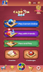 Carrom 365 Money Win Cash Game