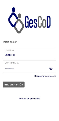 GesCoD Screen 2