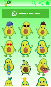 Captura de Pantalla 10 stickers Aguacate android