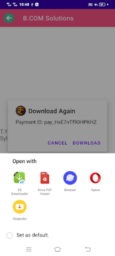 B.com Solutions - Specially MU