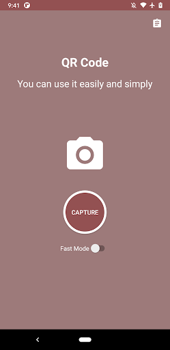Android application QR Code screenshort