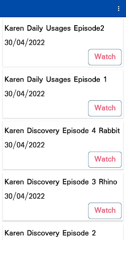 Android application Kanyaw Learning Video screenshort