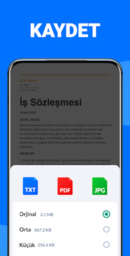 Döküman Tarayıcı - PDF Scanner ekran görüntüsü