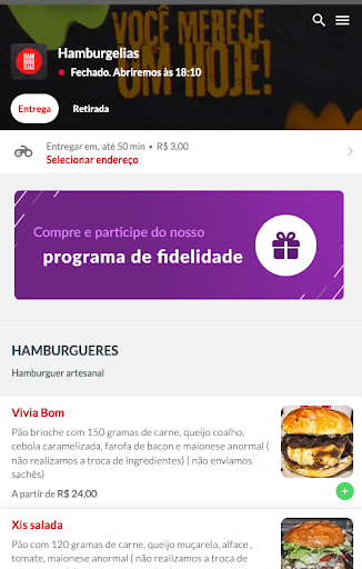 Android application Hamburgelias screenshort