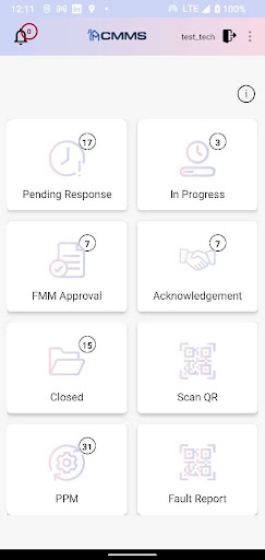 Android application cMMS screenshort