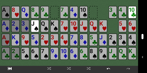 Android application Desert Walk Solitaire screenshort