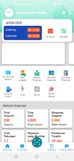 Kopkar BHP Mobile Screen 3
