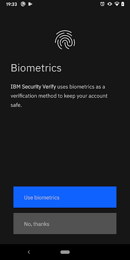 IBM Security Verify Screen 2