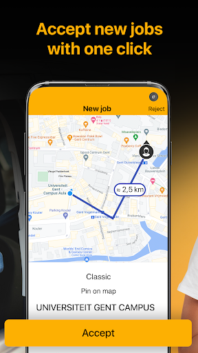 Taxi 222 Driver Screen 3