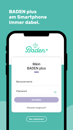 Android application BADEN plus screenshort