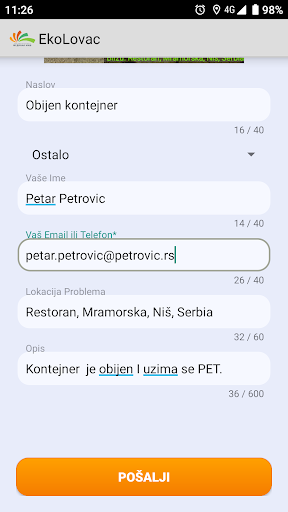 EkoLovac Screen 3