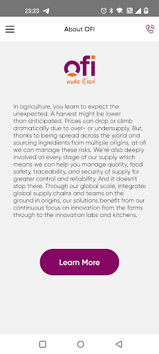 Android application ofi Direct Dairy Farmer screenshort