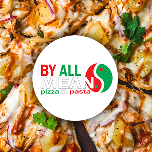 By All Means Pizza & Pasta logo