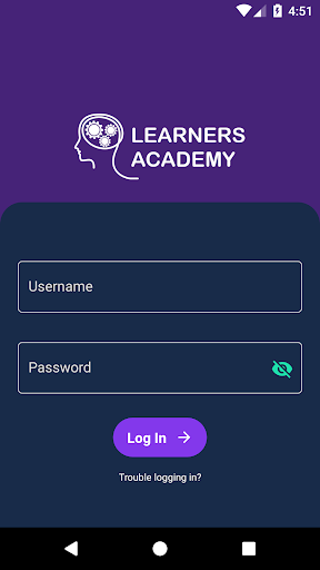 Android application Learners Academy screenshort