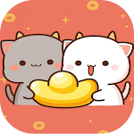 Mochi Peach Cat Stickers for WhatsApp APK