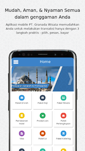 Android application Granada Tour screenshort