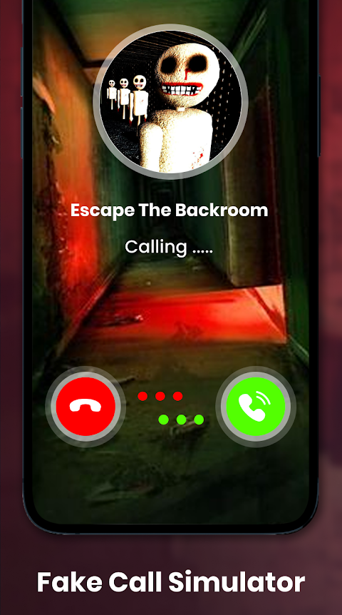 Fake Call for Escape Backroomsのおすすめ画像4