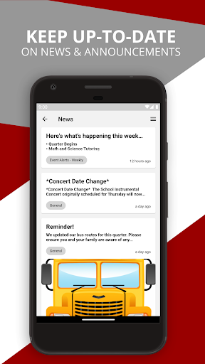 Android application Channahon School District 17 screenshort