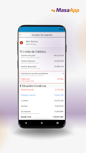 Masa App Screen 3