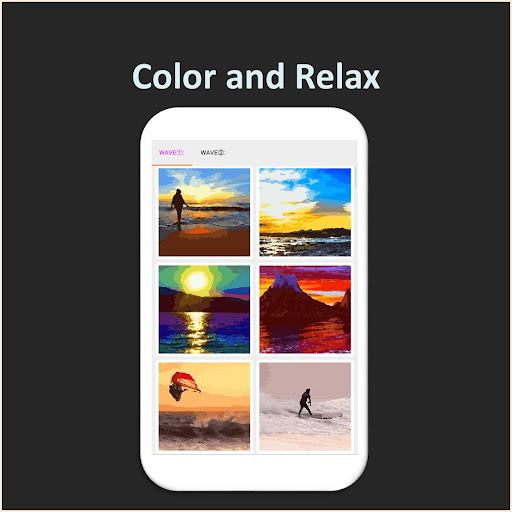 Color by Number - wave Screen 3