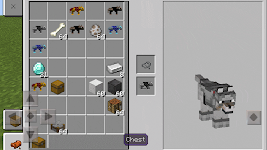 screenshot of Wolf Armor Mod for Minecraft