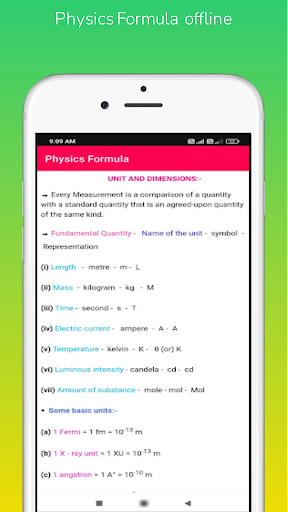 Physics Formula Screen 3