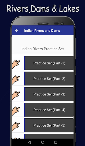 Indian Rivers GK ,Dams & Lakes Screen 3