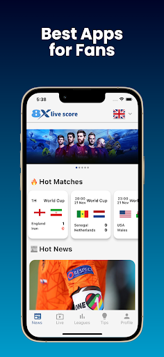 Android application BX Score - sports score screenshort