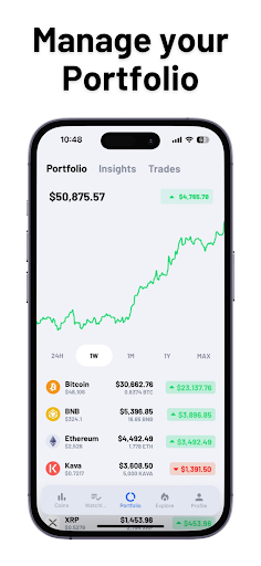 Screenshot of Coin Portfolio: Crypto Tracker