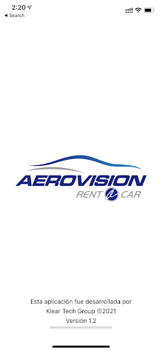 Android application Aerovision SAS - Rent a Car screenshort