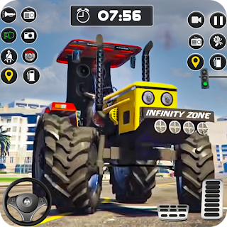 Modern Farming Tractor Game