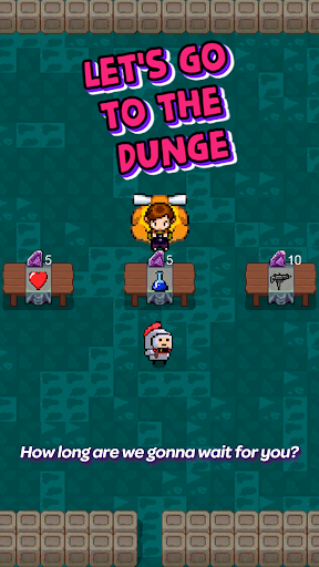 Android application Let's go to the Dunge screenshort