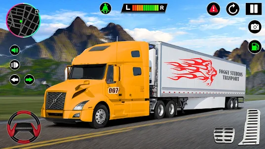 gros camion au volant Jeux 3d