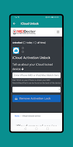 Check IMEI and iCloud Unlock Apps on Google Play