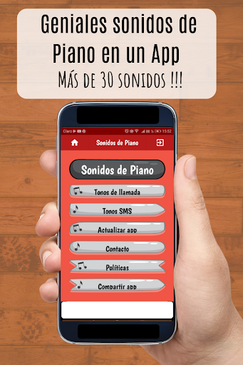 Android application Sonidos de Piano, lindos tonos screenshort