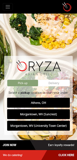 ORYZA Asian Grill Screen 2