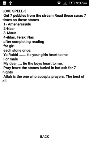 love spell app Screen 3