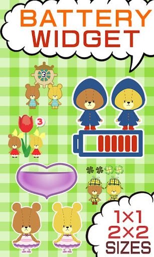 Android application Battery widget TINY TWIN BEARS screenshort