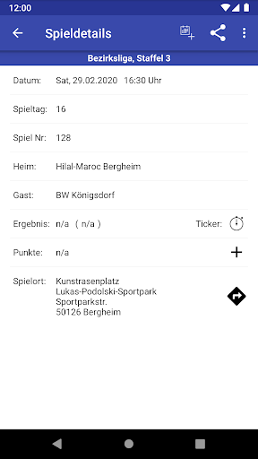 TuS Königsdorf Fußball Screen 3