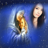 Virgin Mary photoframe icon