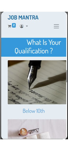Android application JOB MANTRA screenshort