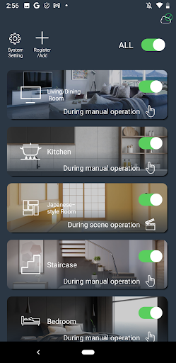 Android application Smart LEDZ Base screenshort