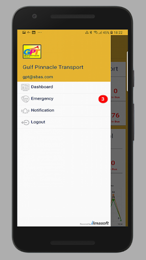 SBAS Admin App Screen 3
