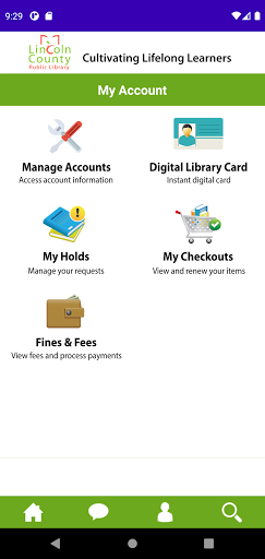 MyLincolnLibrary Screen 3