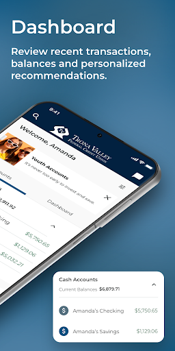 Trona Valley Mobile Banking Screen 2