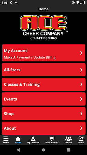 ACE Cheer Hattiesburg Screen 2