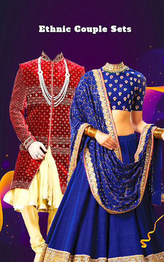 Android application Couple Tradition Photo Suits - screenshort