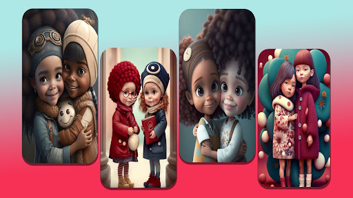 Android application Baby Cute Wallpaper screenshort